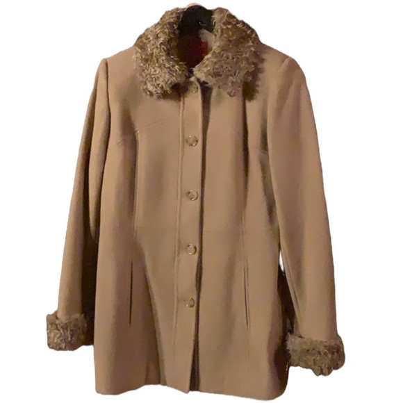 Vintage Y2K ESPRIT 100% Wool Coat - Picture 1 of 8